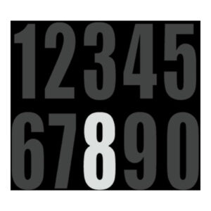 DRC Motion Standard Number ED3 White "8 - Image 2