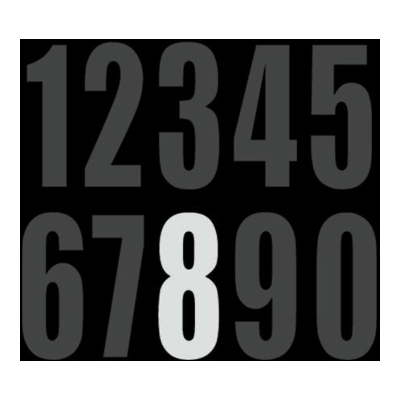 DRC Motion Standard Number ED3 White "8 - Image 2