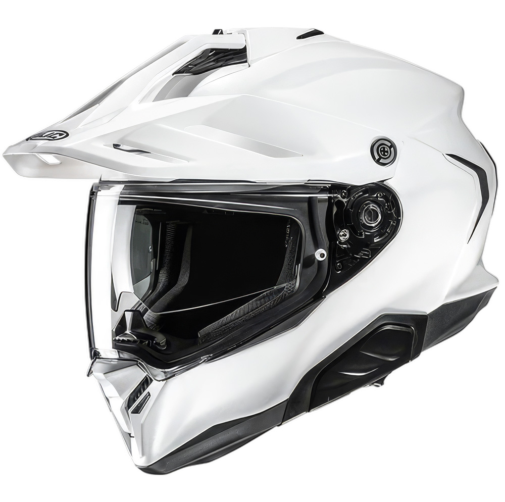 HJC RPHA 60 Pearl White Adventure Helmet - Image 1