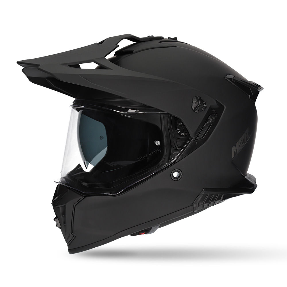 M2R Navigator Adeventure Helmet Matte Black - Image 1