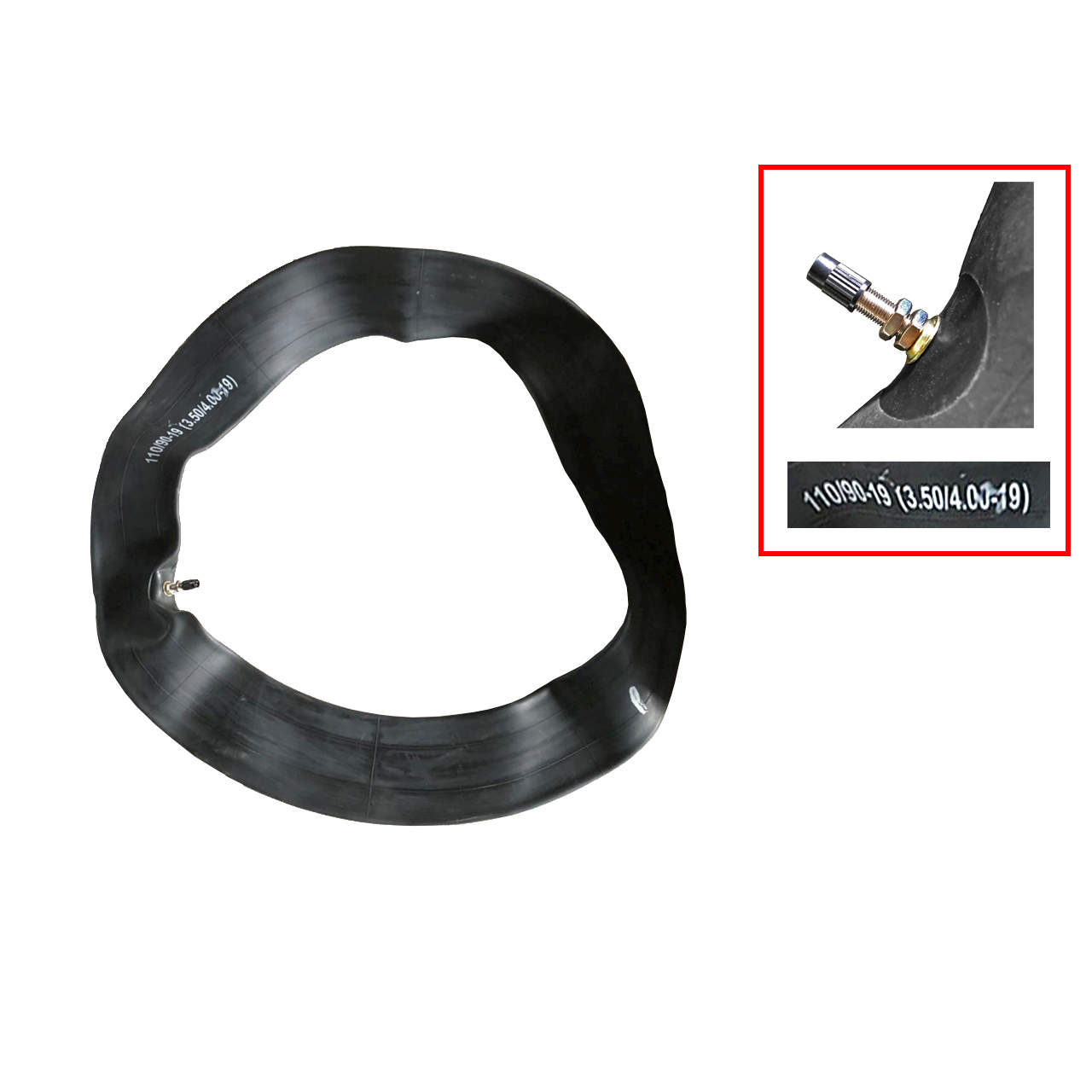 HEAVY DUTY TUBE TYRE TECH 110/90-19 3.50/4.00-19 2.0MM THICKNESS TR4 - Image 1