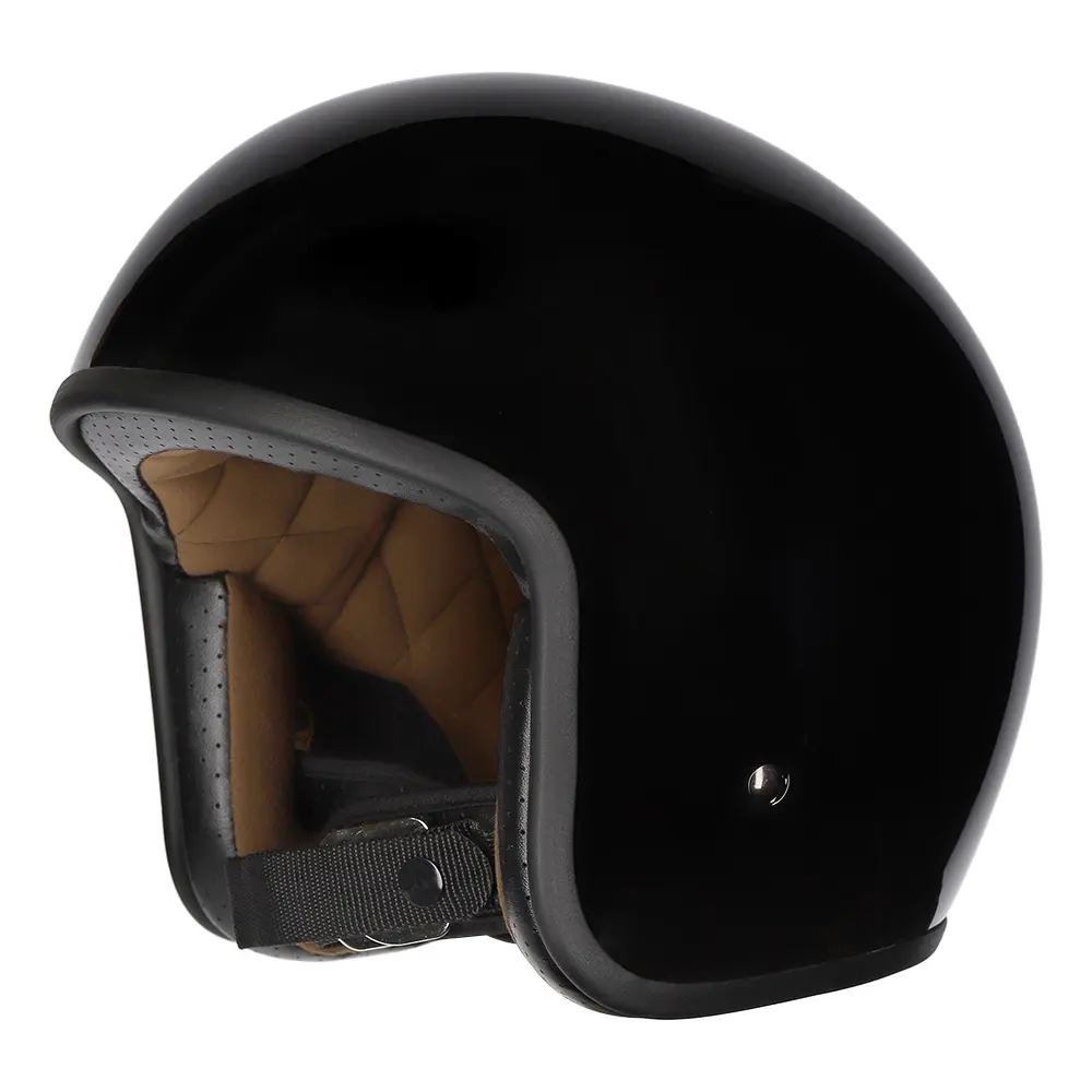 M2R Prime Open Face Helmet Black