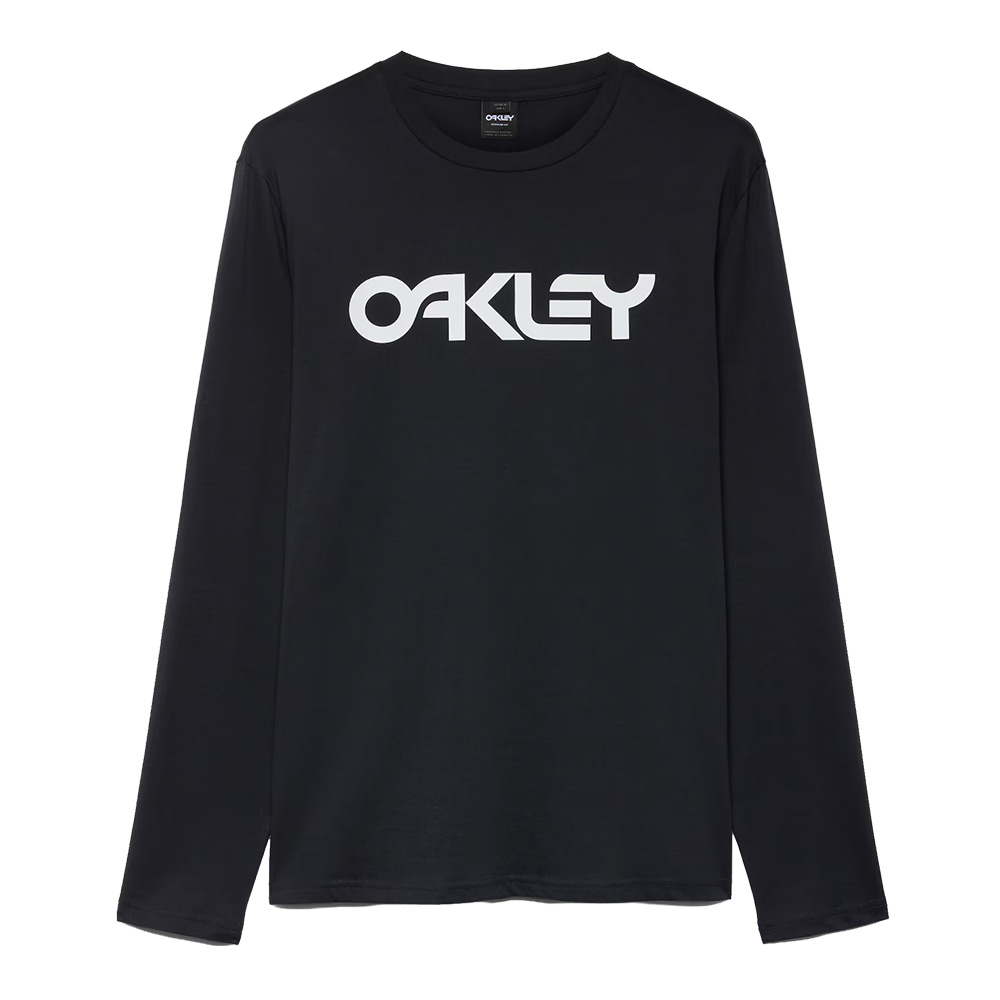 Oakley Mark II Long Sleeve Tee Black/White - Image 1
