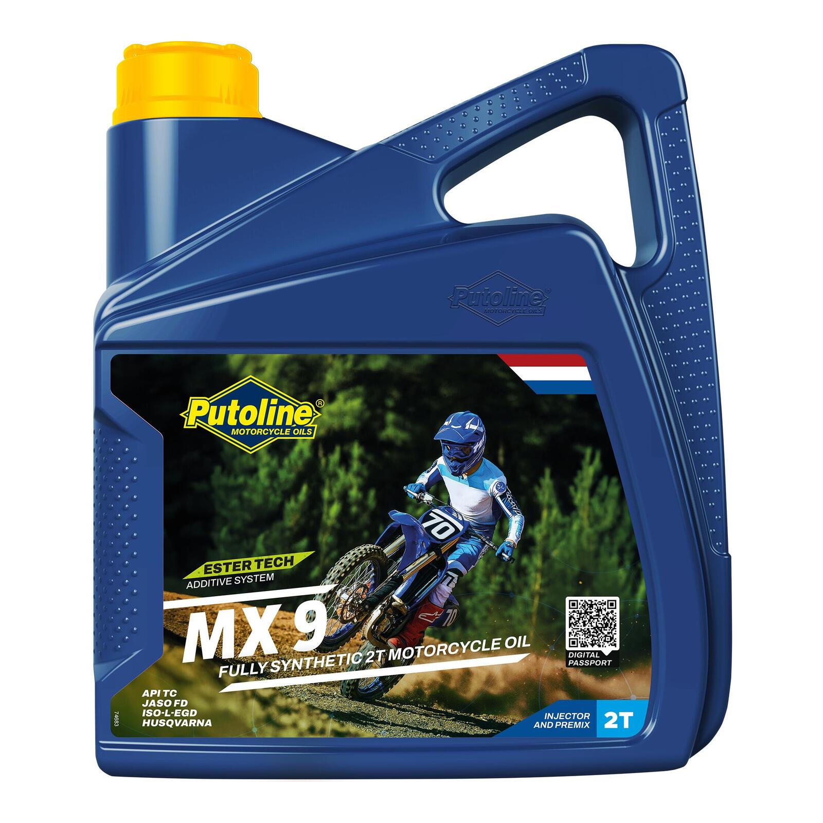 Putoline MX9 Full Synth/Pre-mix 4L (Off-road) (74683) *4 - Image 1