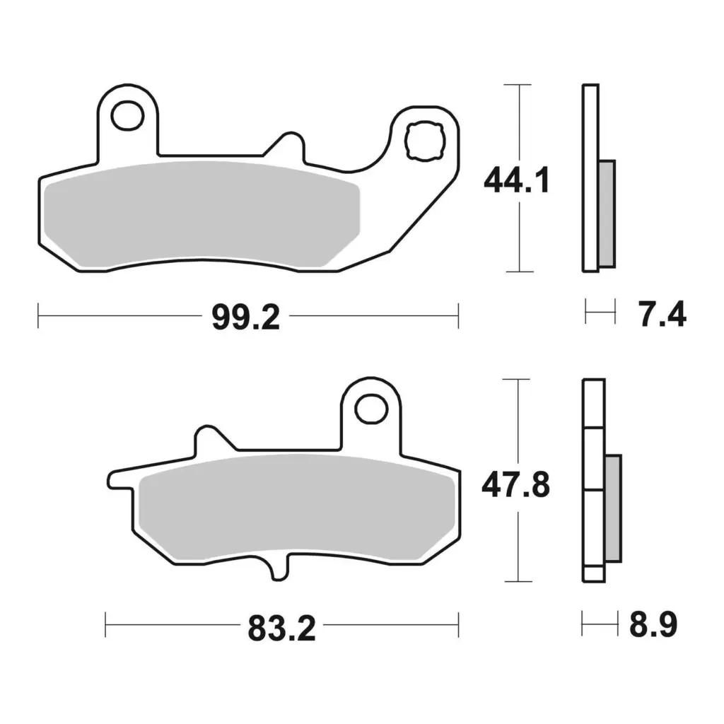 Brembo Brake Pad - Sintered Rear