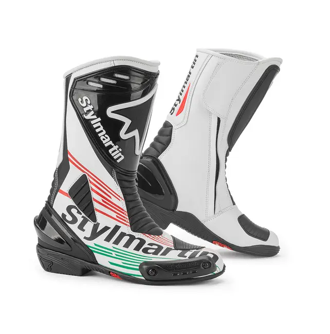 DREAM RS EVO YOUTH ROAD RACE BOOT WHITE/GREEN/RED 40