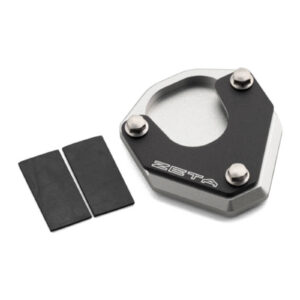 Zeta Side Stand Extender Black/Silver Suzuki DR-Z400S/SM '00- - Image 1