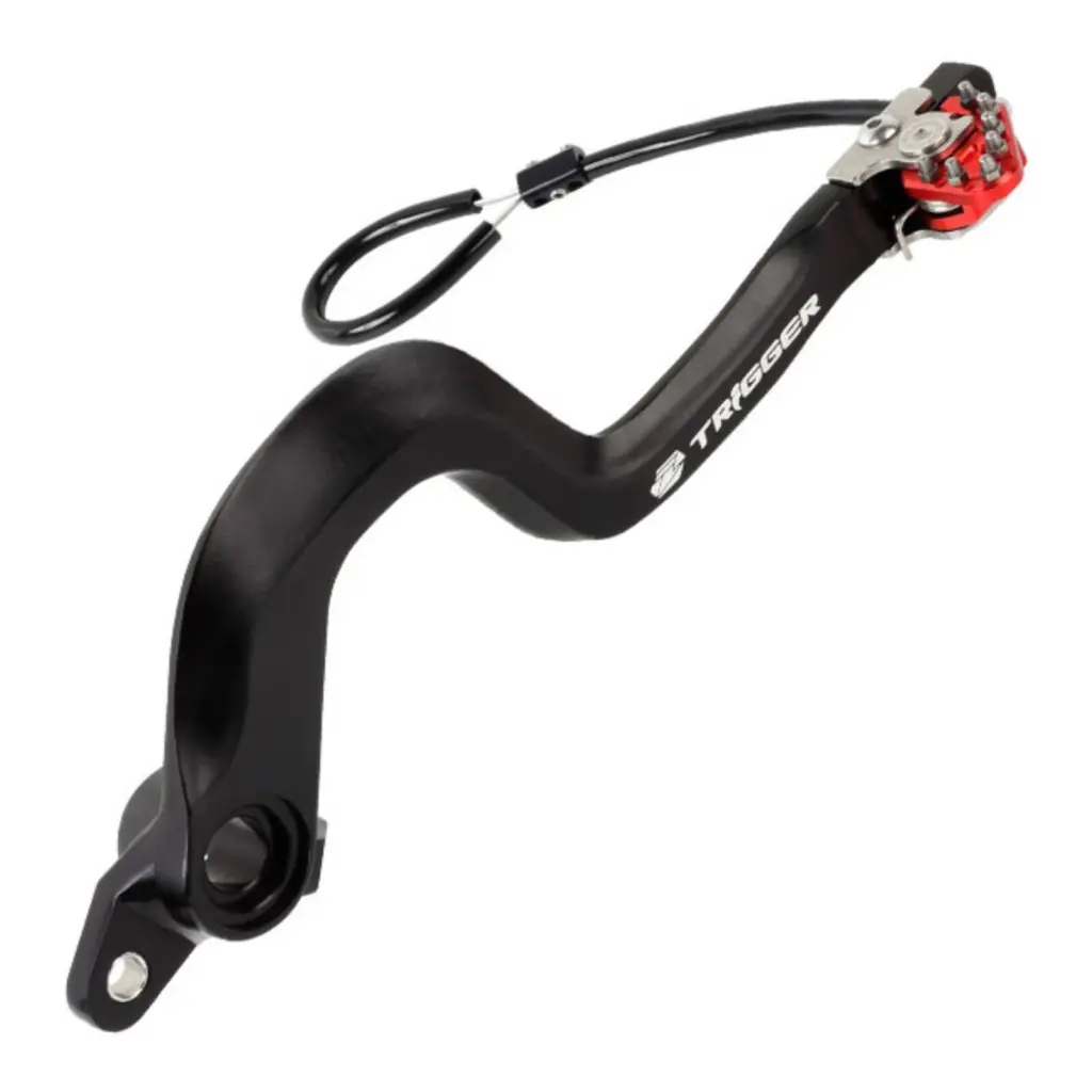 Zeta Trigger Brake Pedal Suzuki DRZ400/SM Red