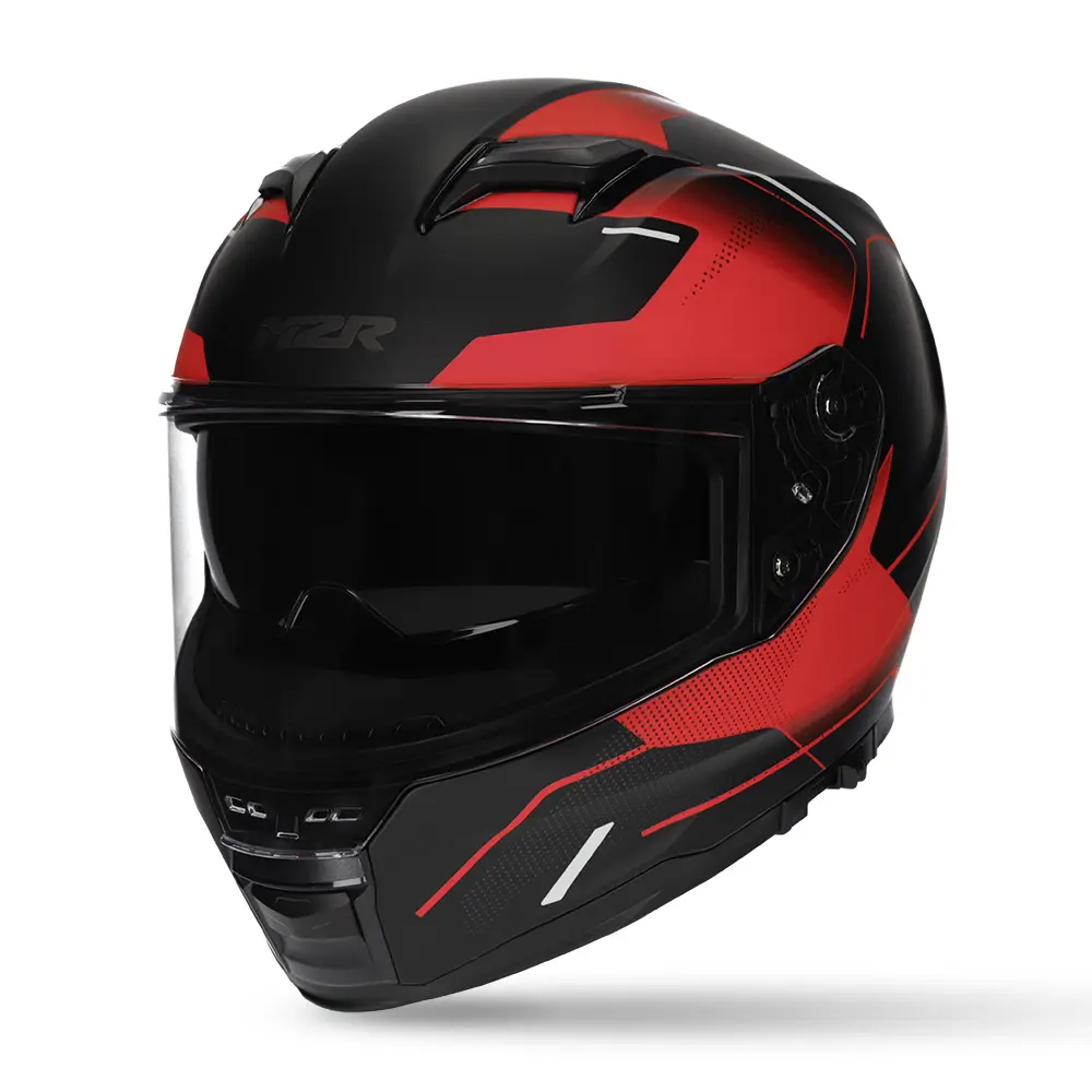 M2R Sabre Inception PC-1F Road Helmet Red