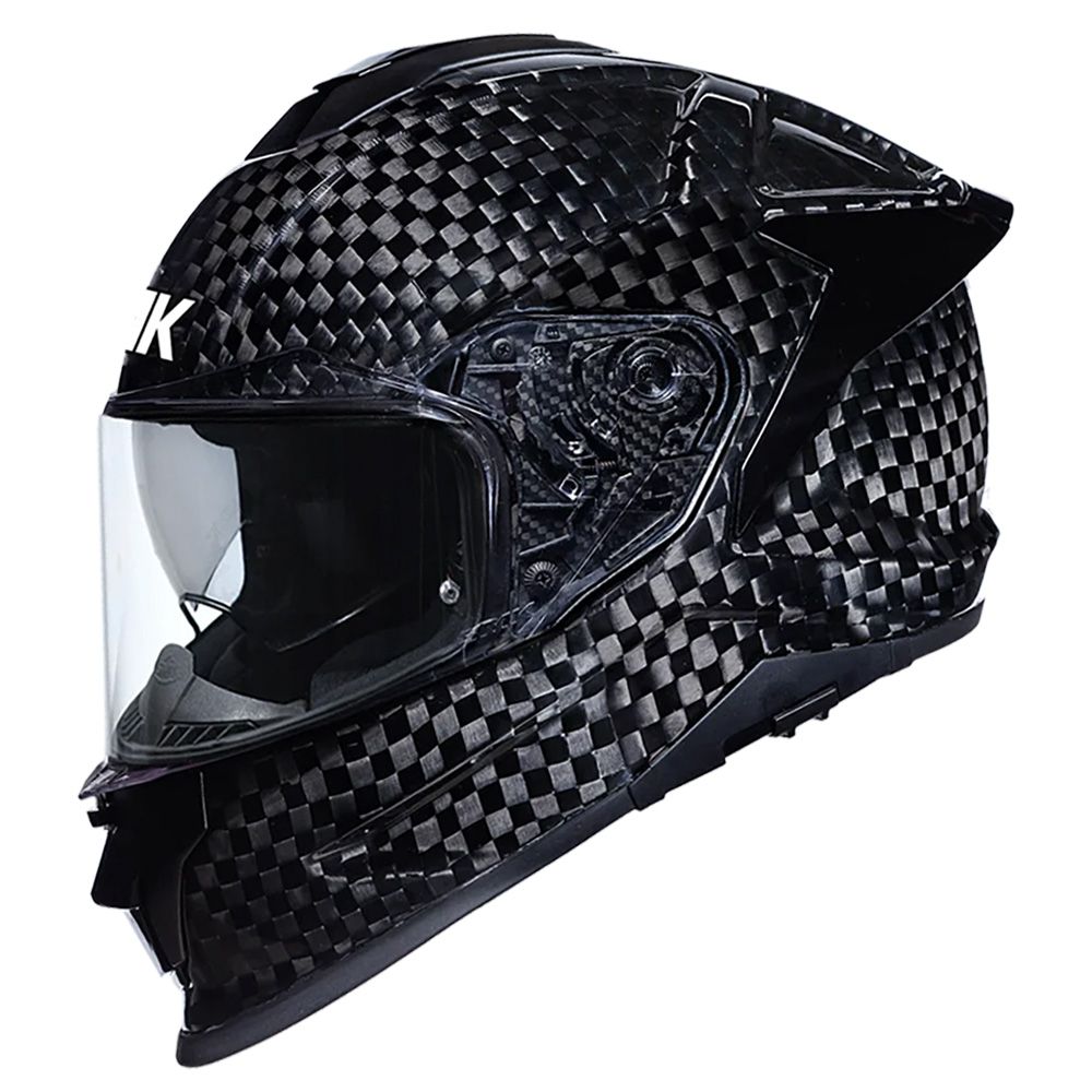 SMK Titan Road Helmet Gloss Carbon - Image 1