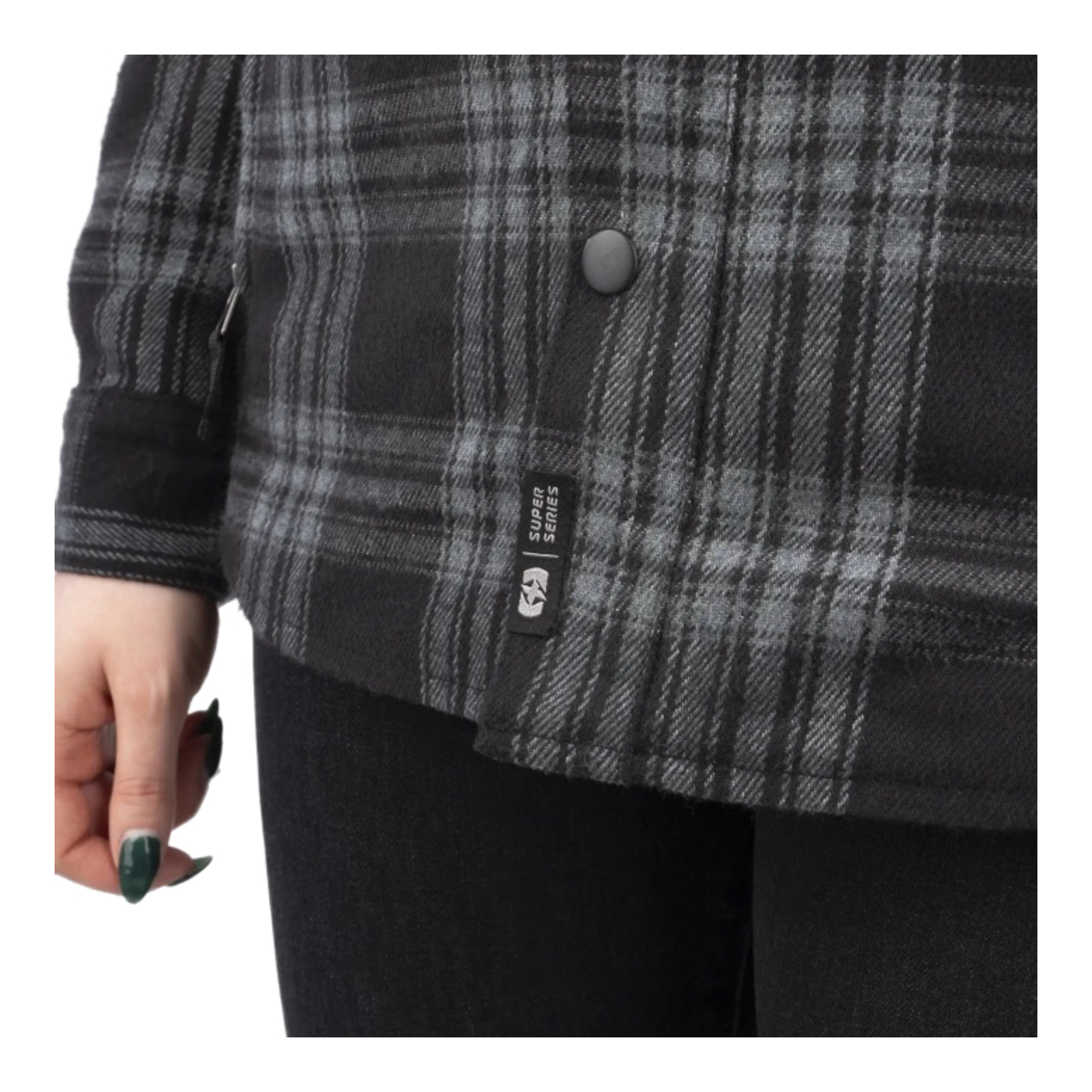 Oxford Kickback 3.0 Shirt Ladies Grey - Image 11