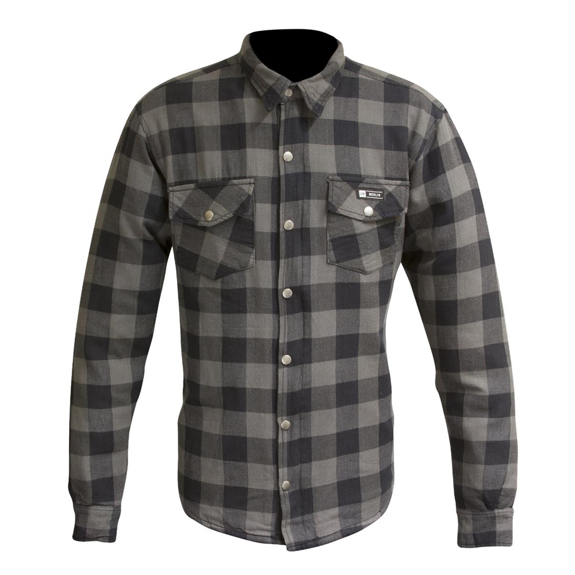 AXE CHECKERED SHIRT GREY 6XL - Image 1