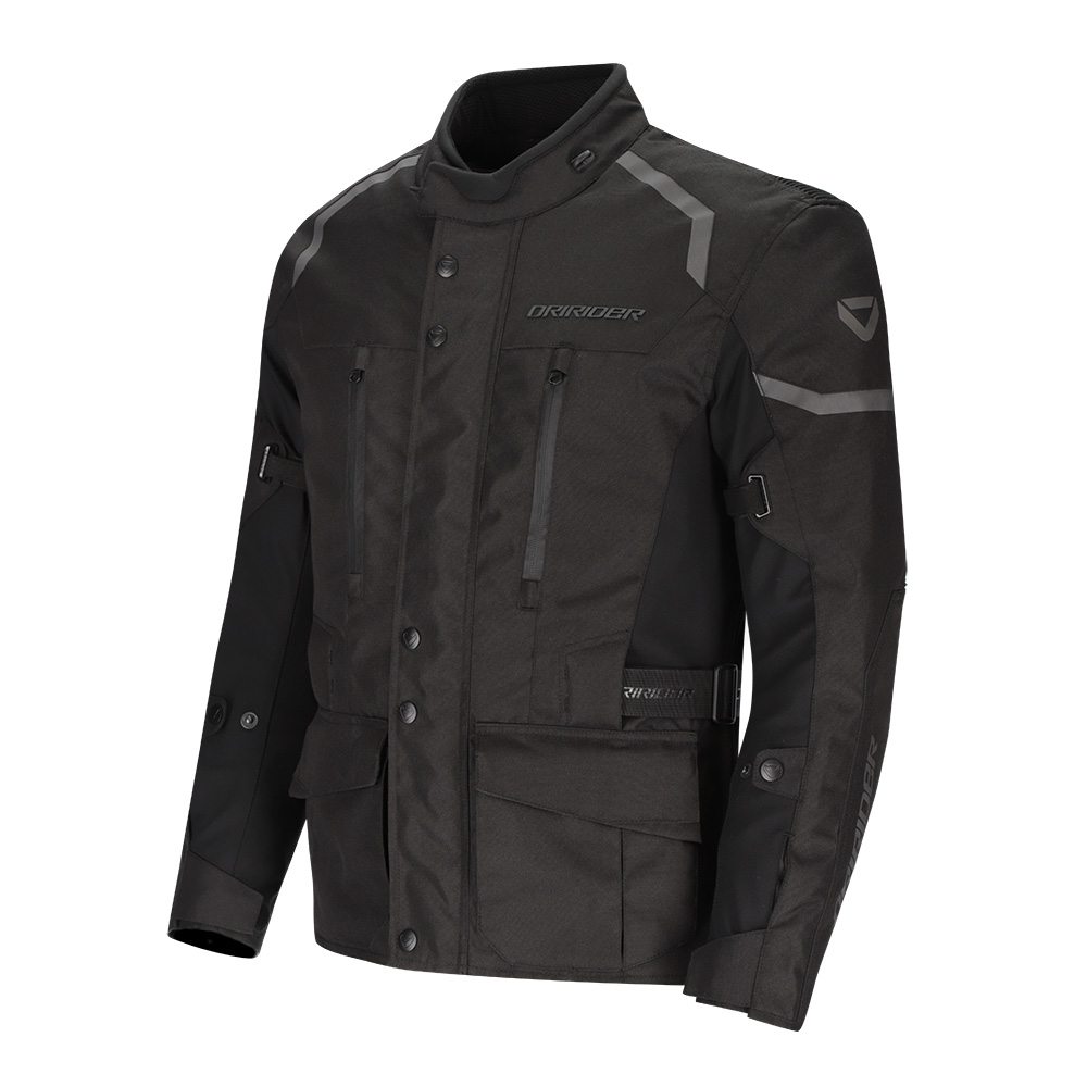 L Compass V Mens Jacket Blk/Blk Dririder - Image 1