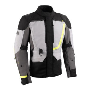 Oxford Montreal 5.0 Road Jacket Grey/Black/Yellow - Image 1