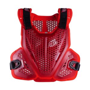 Troy Lee Designs Rockfight Pro Chest Guard Translucent Red - Image 1