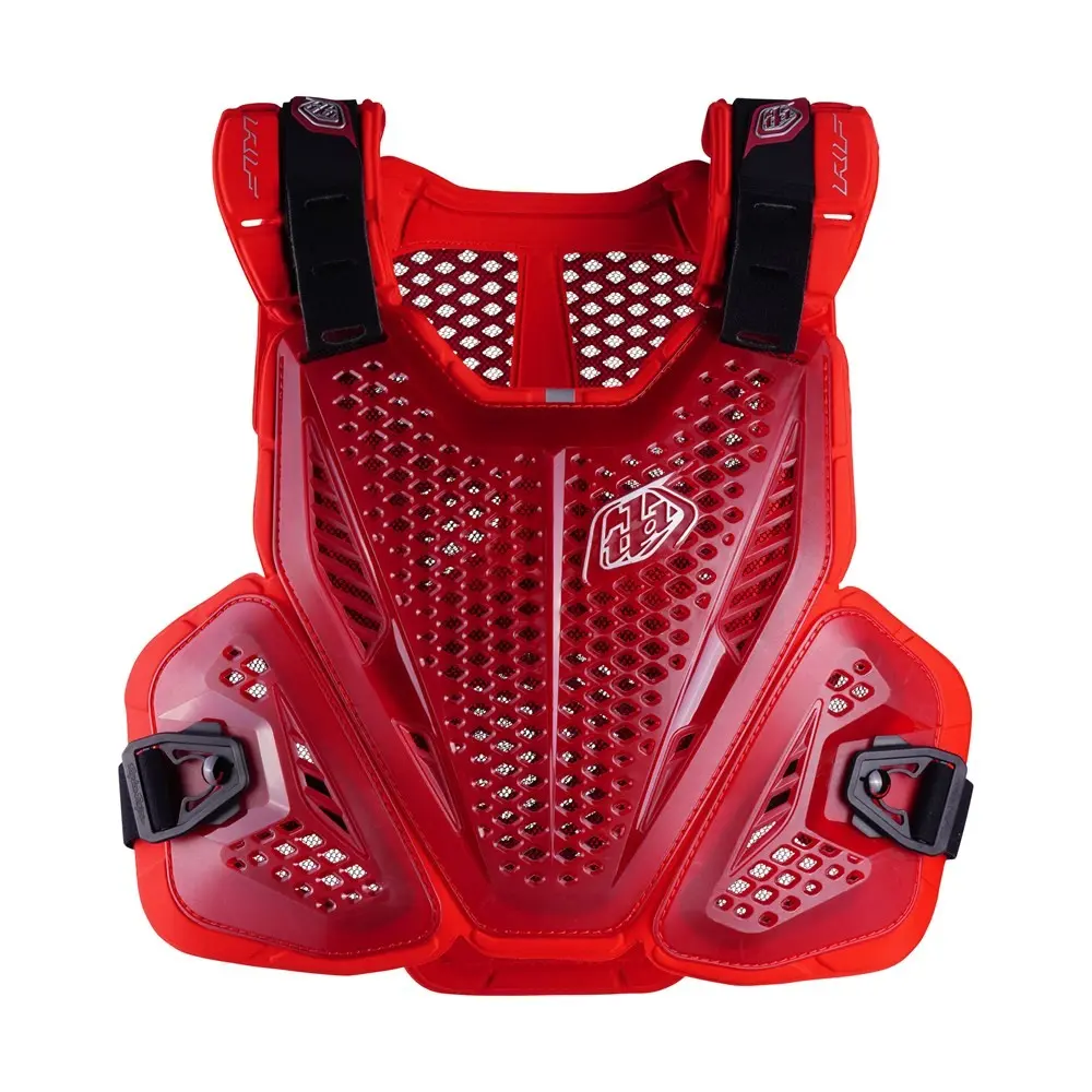 Troy Lee Designs Rockfight Pro Chest Guard Translucent Red