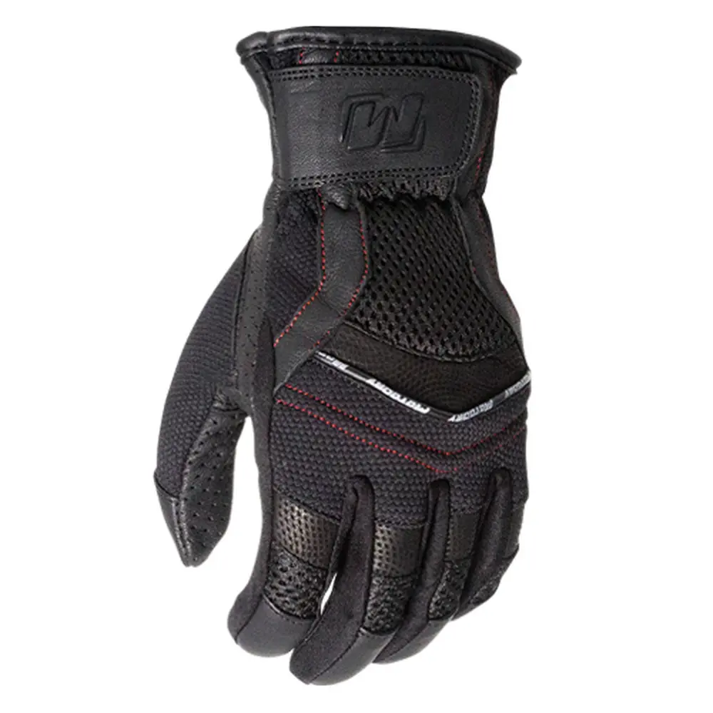 Motodry Summer Vented Road Gloves Black