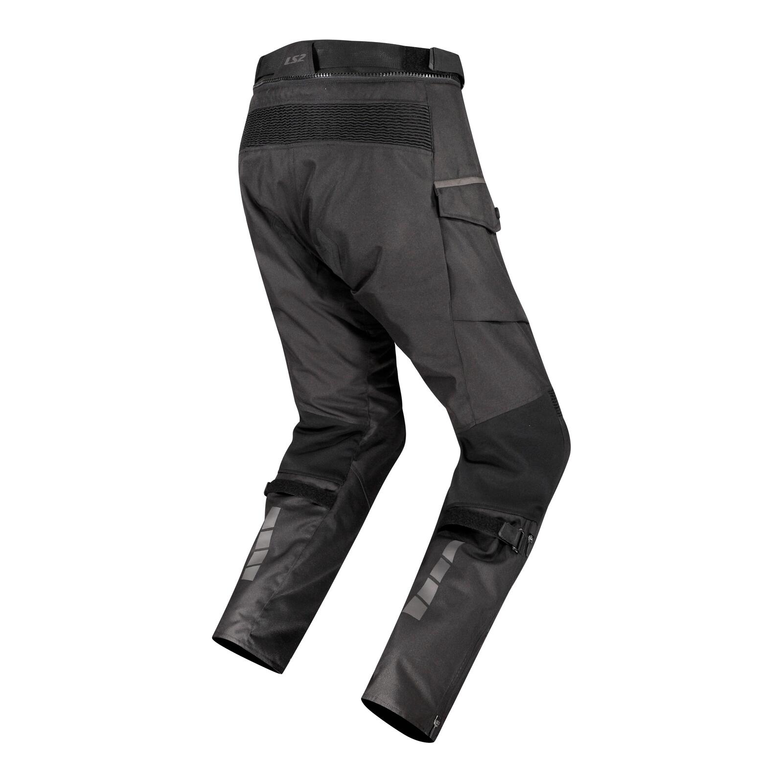 LS2 Travel Road Pant Short Black/Dark Grey - Image 2