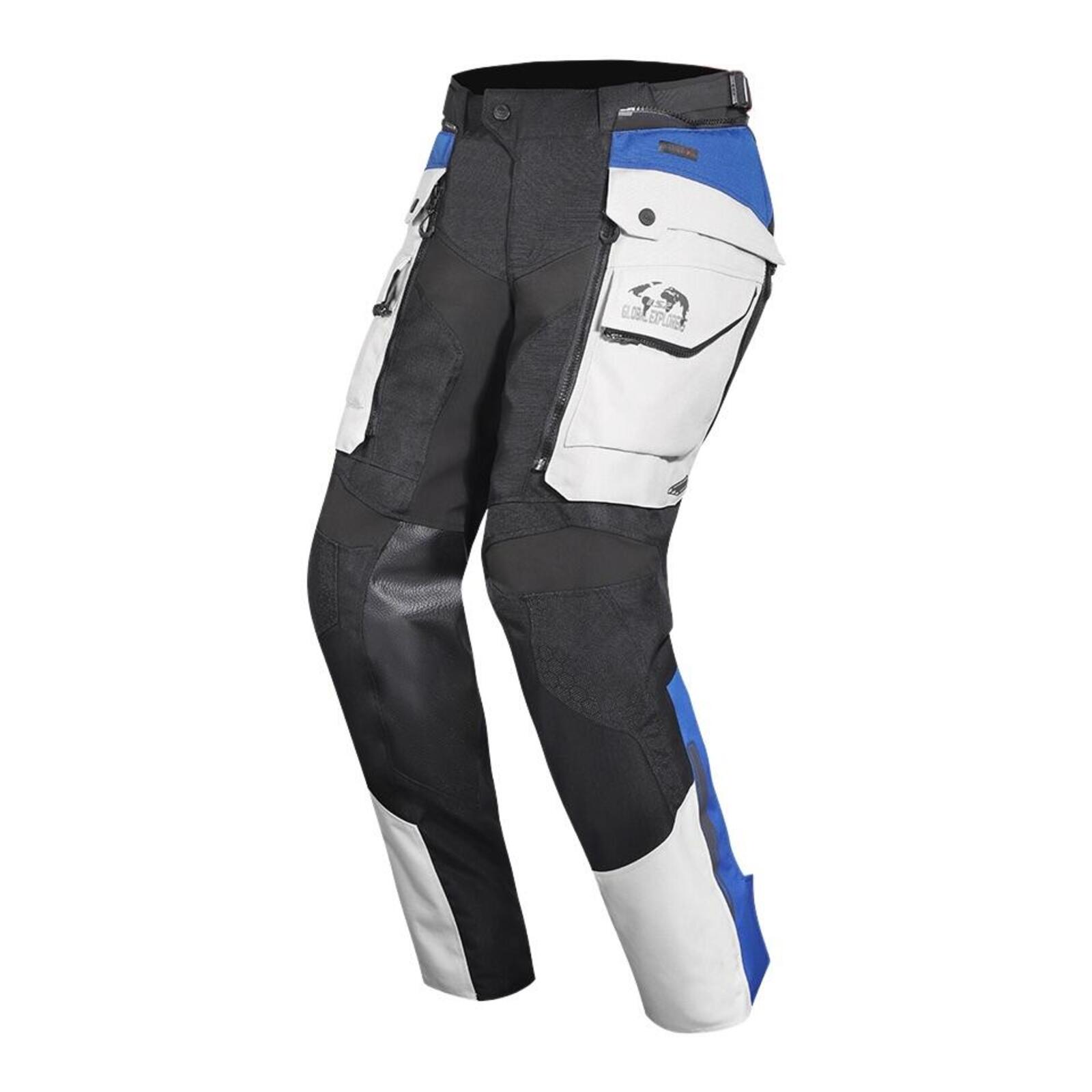 LS2 Breakout Mens Pant - Grey/Black/Blue (L) - Image 1