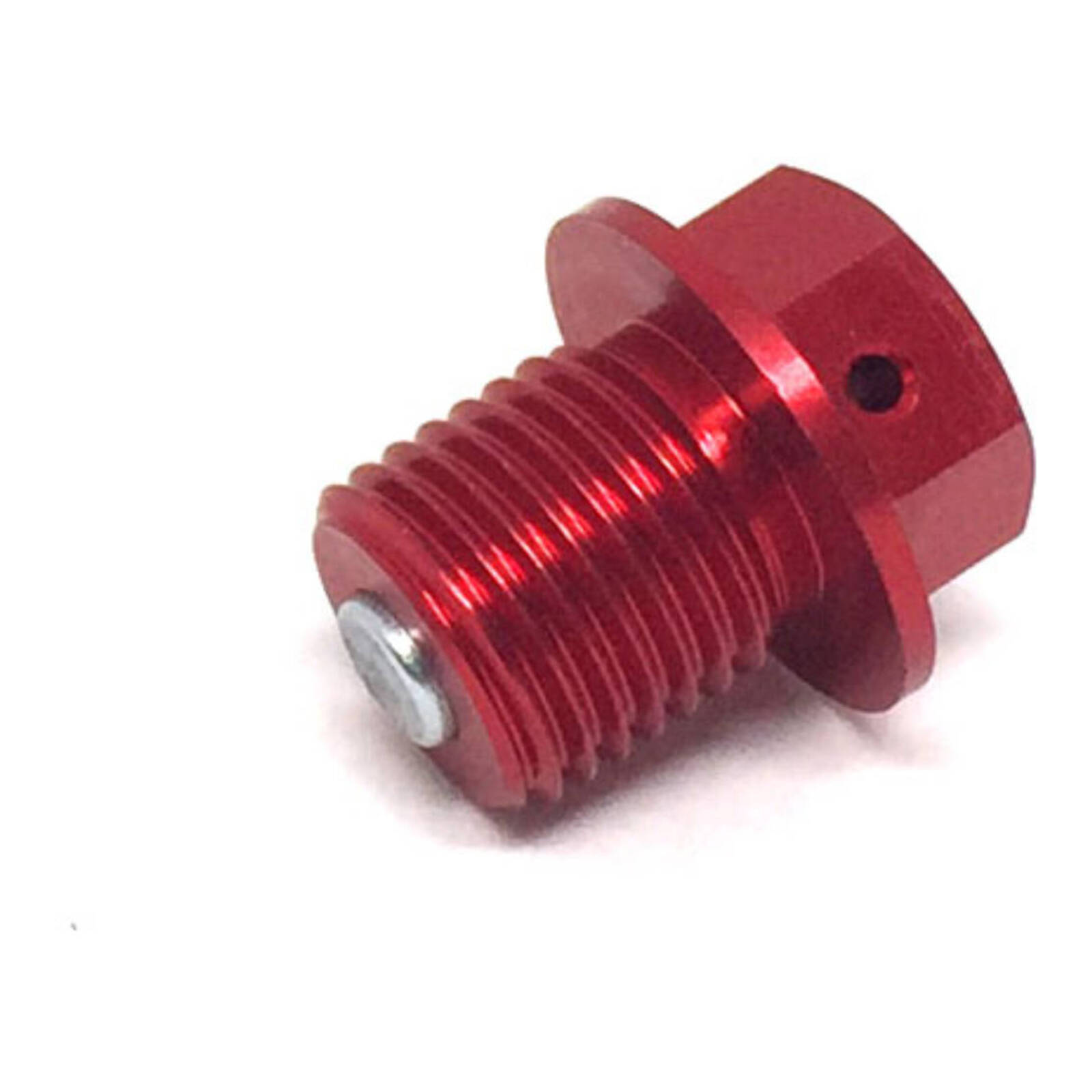 Zeta Magnetic Drain Bolt M14x1.5x14 - Red - Image 1
