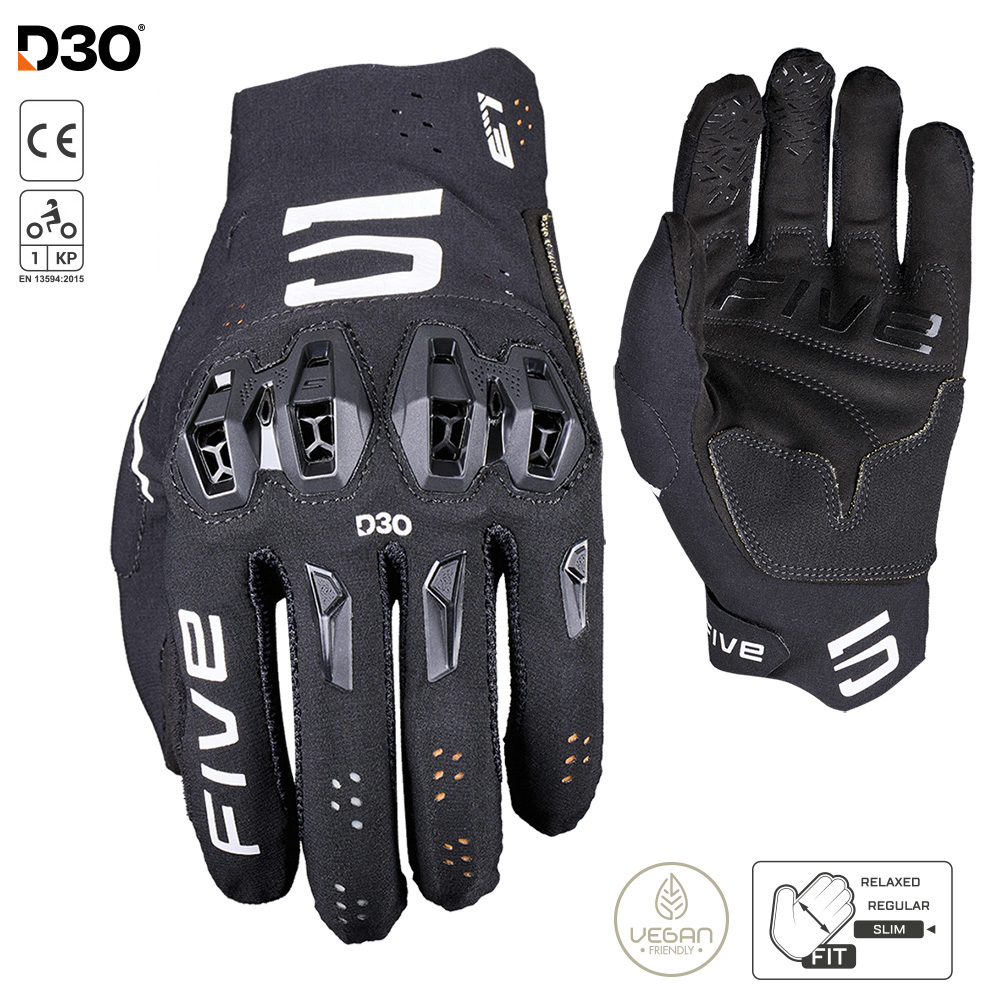 FIVE E1 EVO Adventure Gloves Black - Image 1