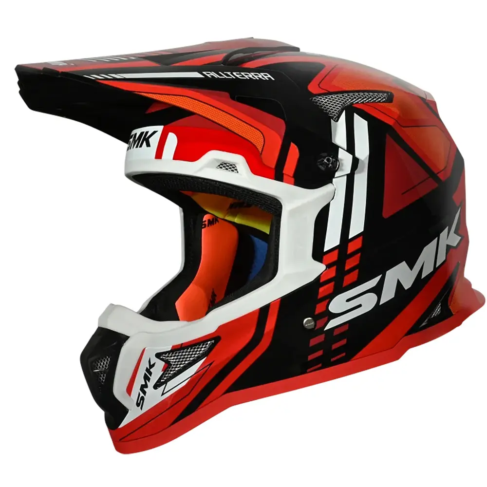 SMK Allterra Motocross Helmet X-Sprint Black/Red/White