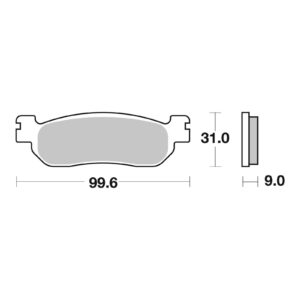 Brembo Brake Pad - Sintered Rear - Image 2