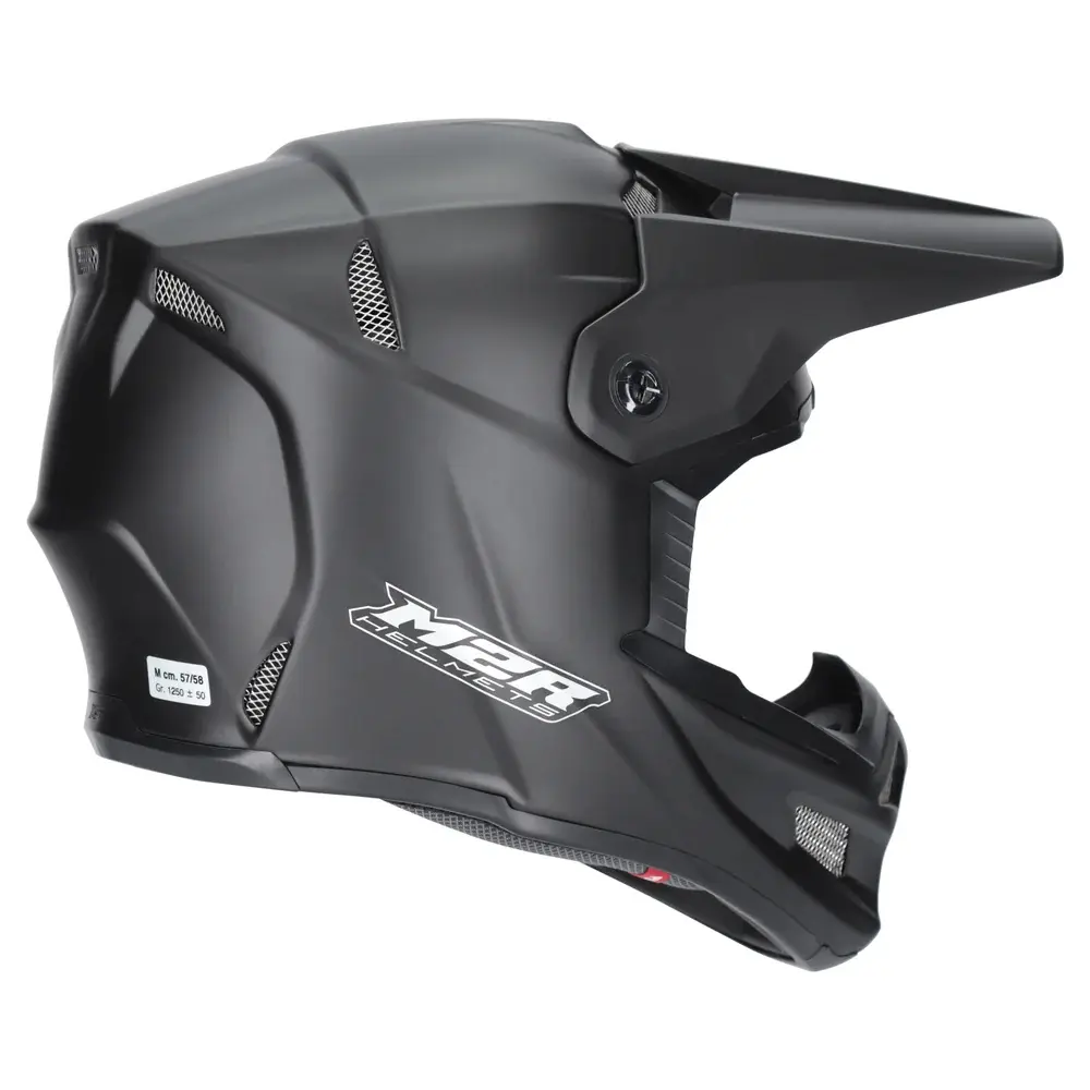 M2R X5 Motocross Helmet Matte Black