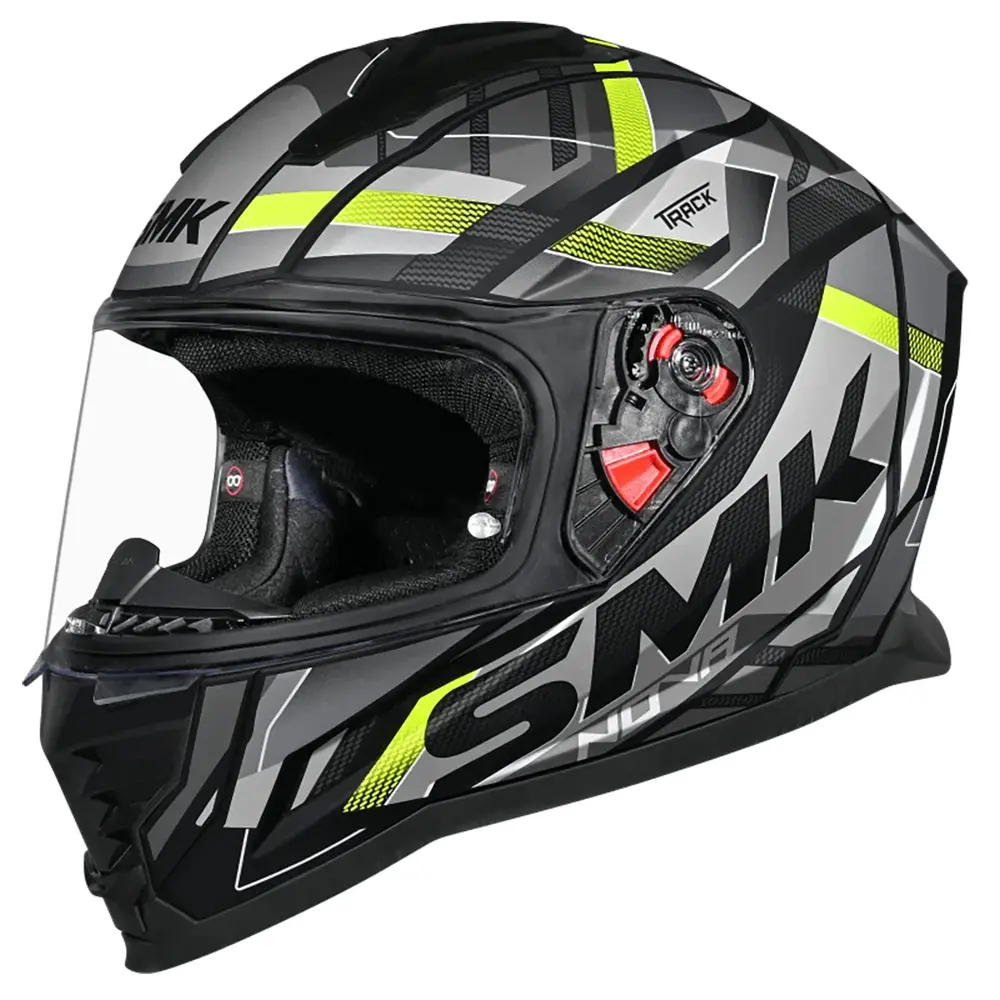 SMK Nova Road Helmet Track Matte Black/Yellow