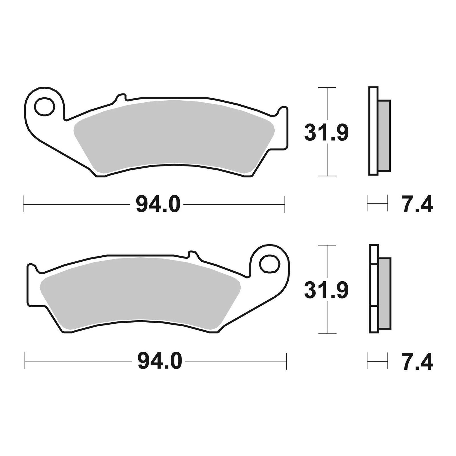 Brembo Brake Pad - Prime Offroad Carbon Ceramic - Image 3