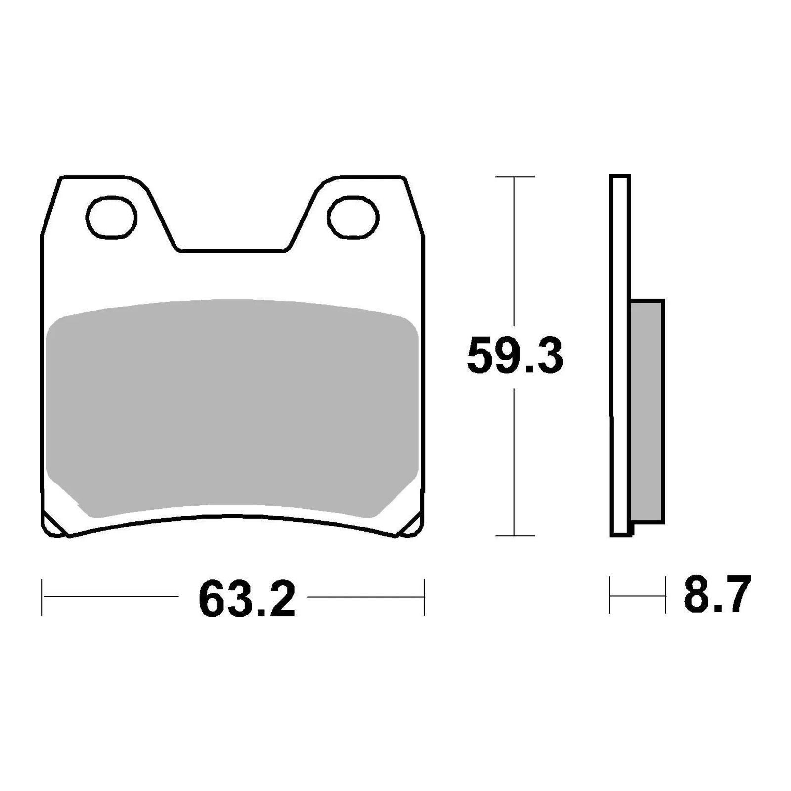 Brembo Brake Pad - Sintered Rear - Image 2