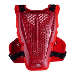Troy Lee Designs Rockfight Pro Chest Guard Translucent Red - Image 2