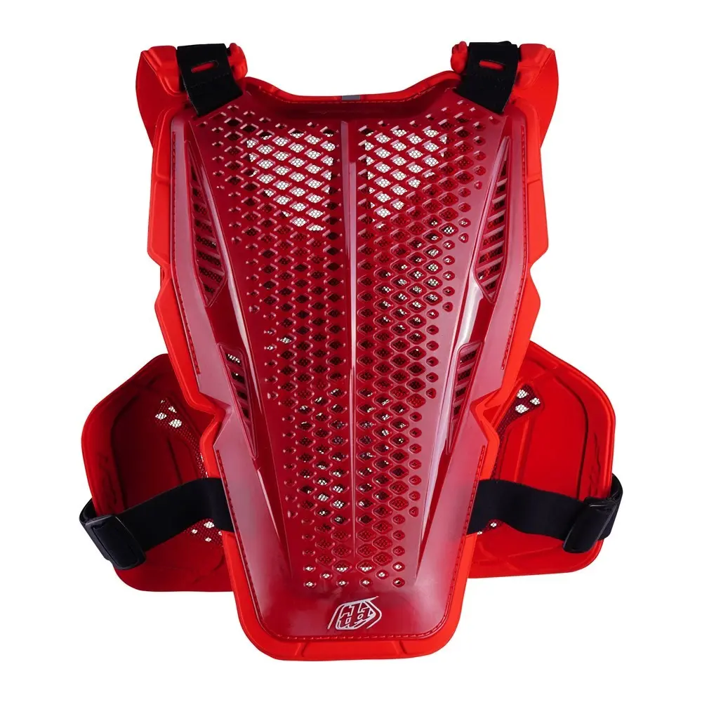 Troy Lee Designs Rockfight Pro Chest Guard Translucent Red