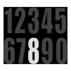 DRC Motion Standard Number ED3 White "8 - Image 1