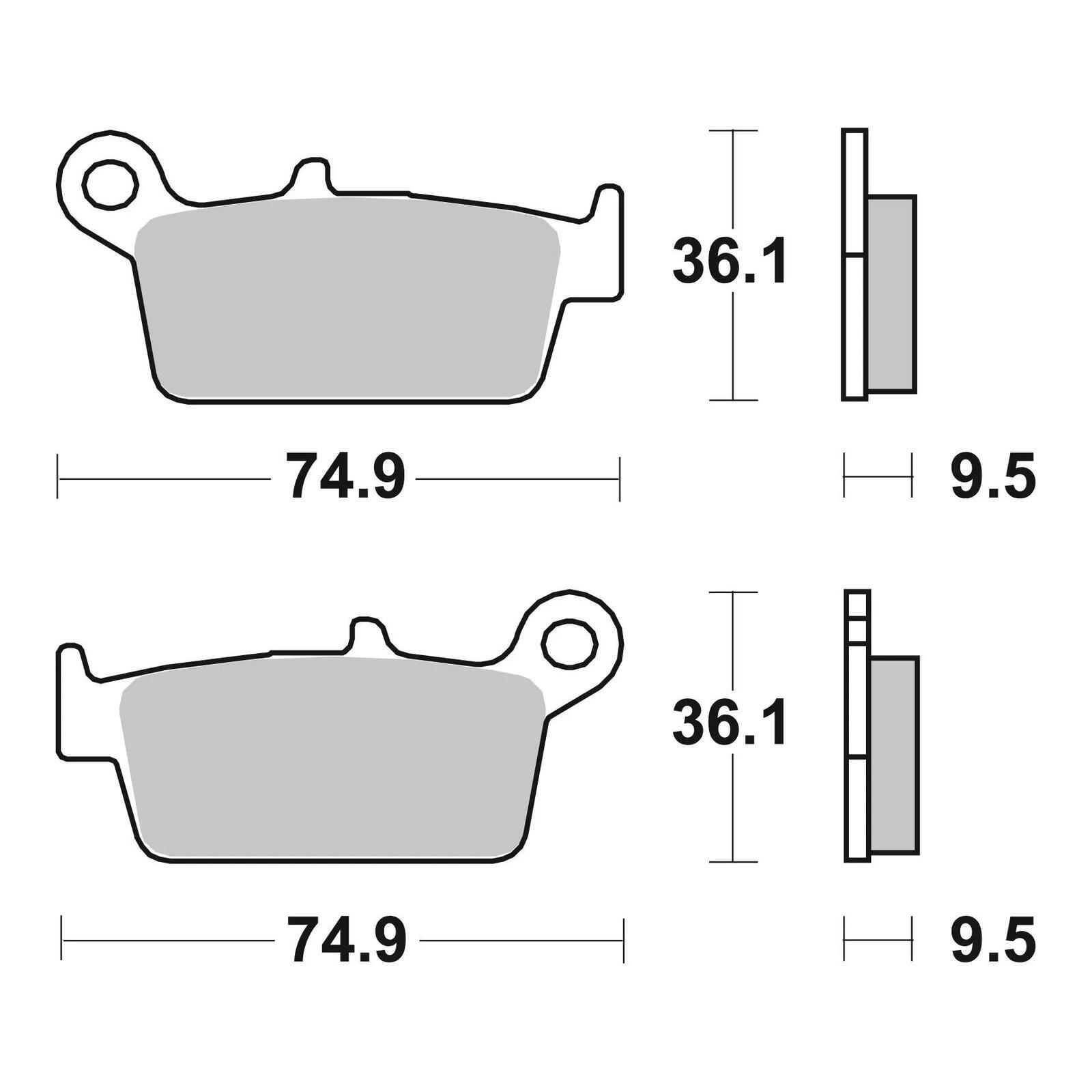 Brembo Brake Pad - Prime Offroad Carbon Ceramic - Image 3