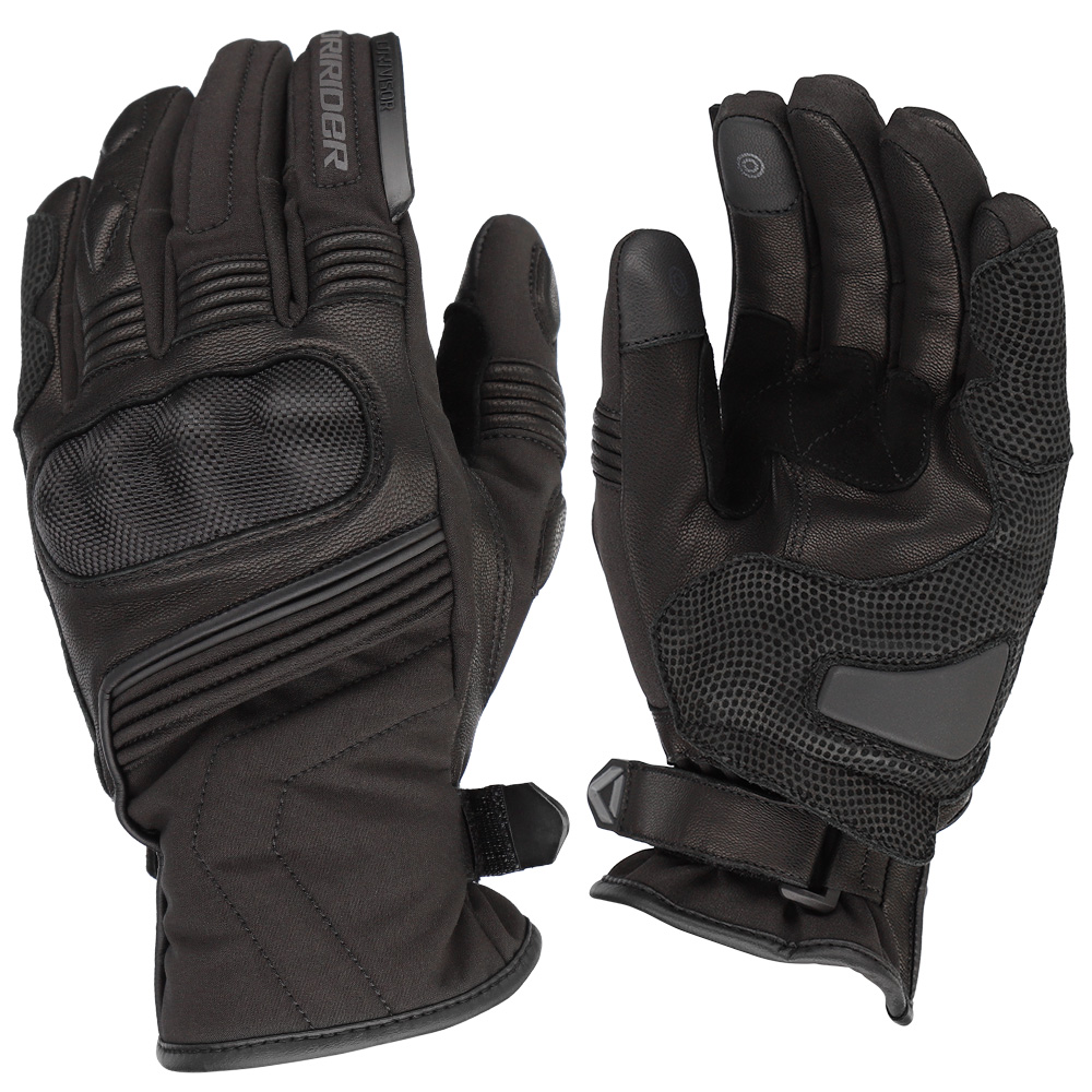 *XL Typhoon Ladies Glove Black Dririder - Image 1