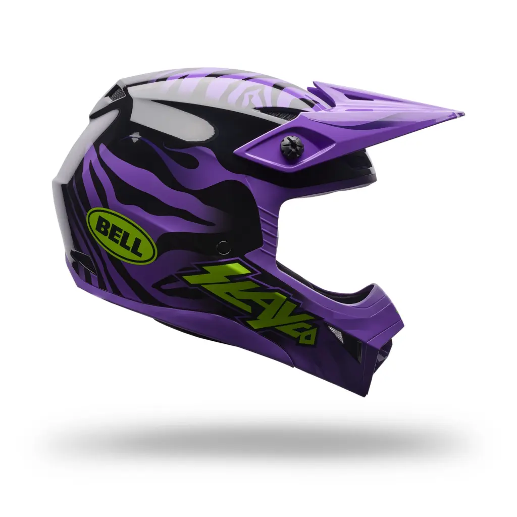 Bell MX-10 Mips Slayco Limited Edition Motocross Helmet Youth Black/Purple