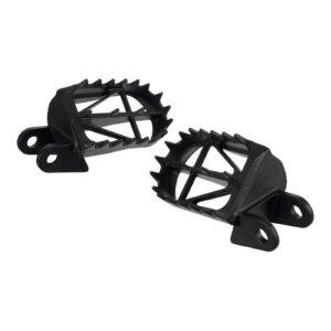 Zeta Wide Foot Pegs CrMo Mid Kawasaki KLX250 / KLX300 / D-Tracker - Image 1