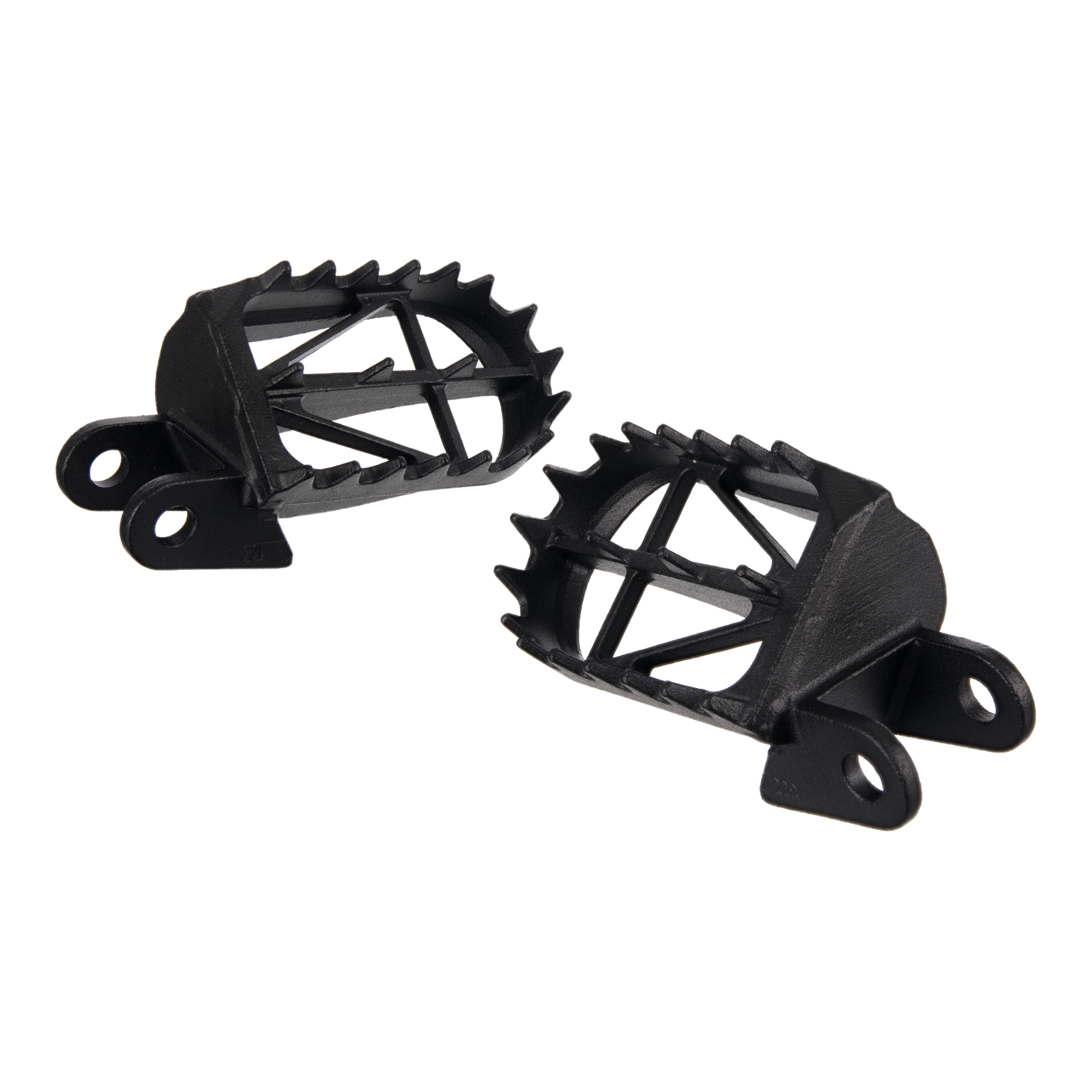 Zeta Wide Foot Pegs CrMo Mid Kawasaki KLX250 / KLX300 / D-Tracker - Image 1