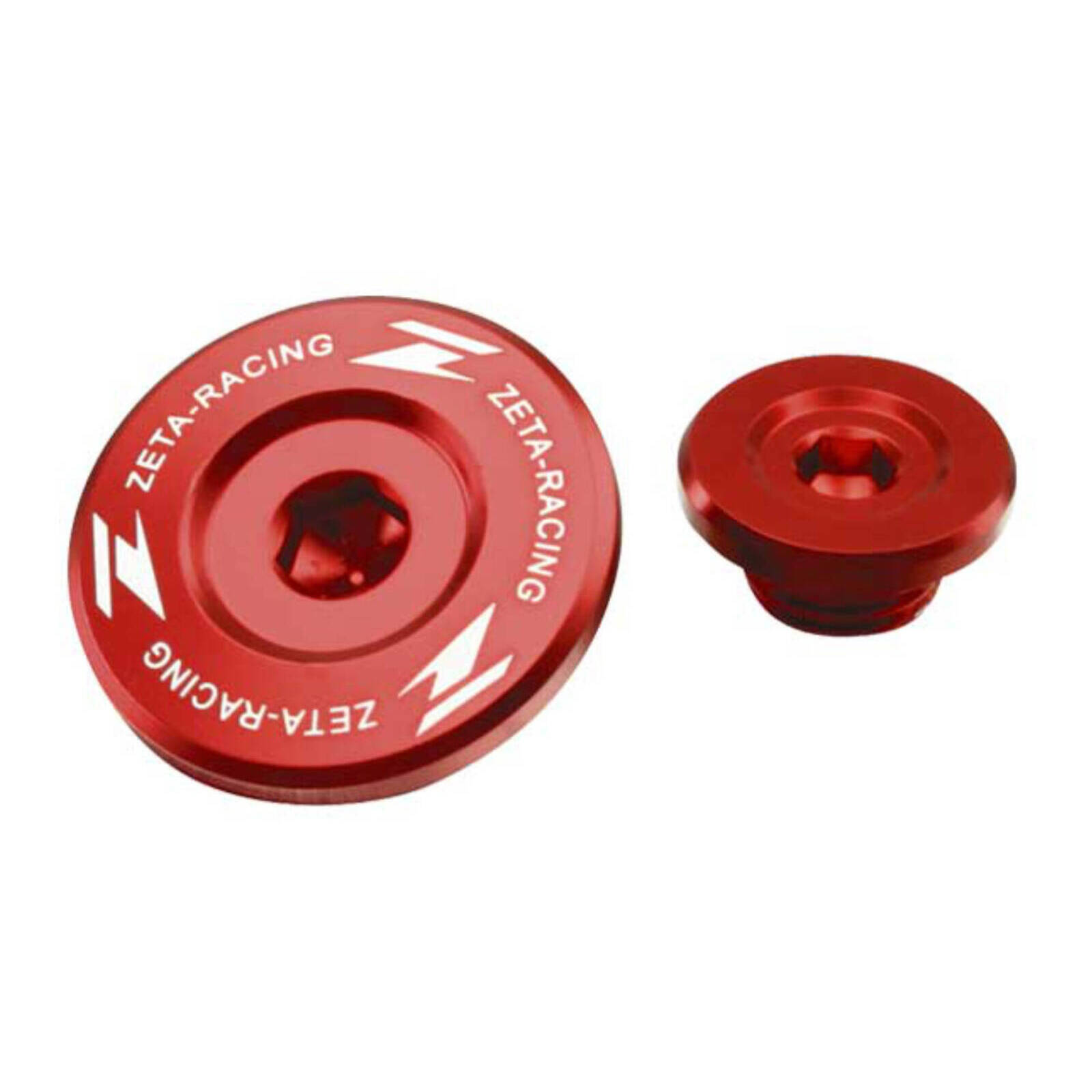 Zeta Engine Plugs Yamaha YZ250F '01-13, WR250R/X, TTR50 - Red - Image 2