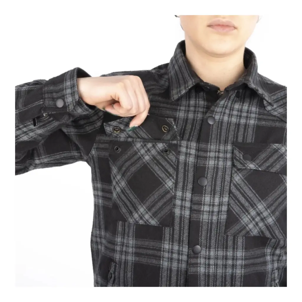 Oxford Kickback 3.0 Shirt Ladies Grey