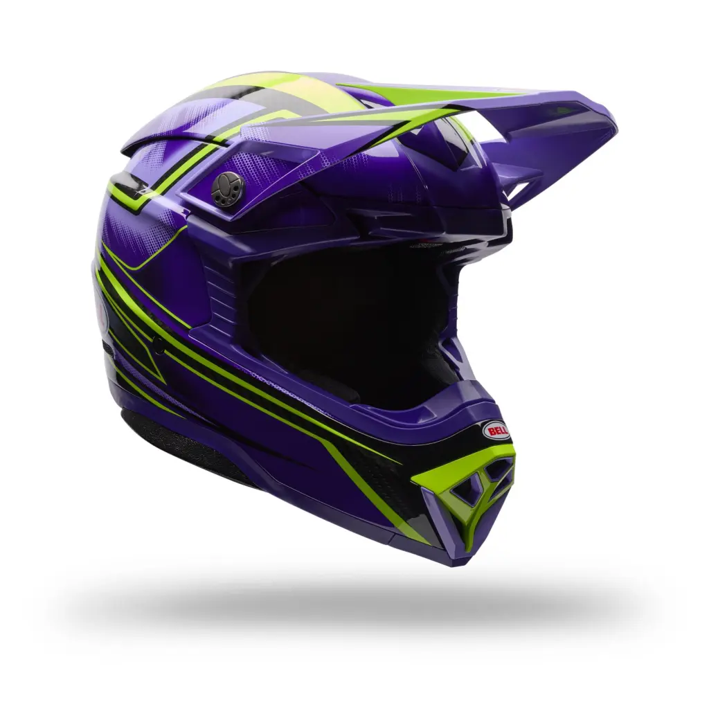 Bell Moto-10 GP Pace Motocross Helmet Ultraviolet Purple