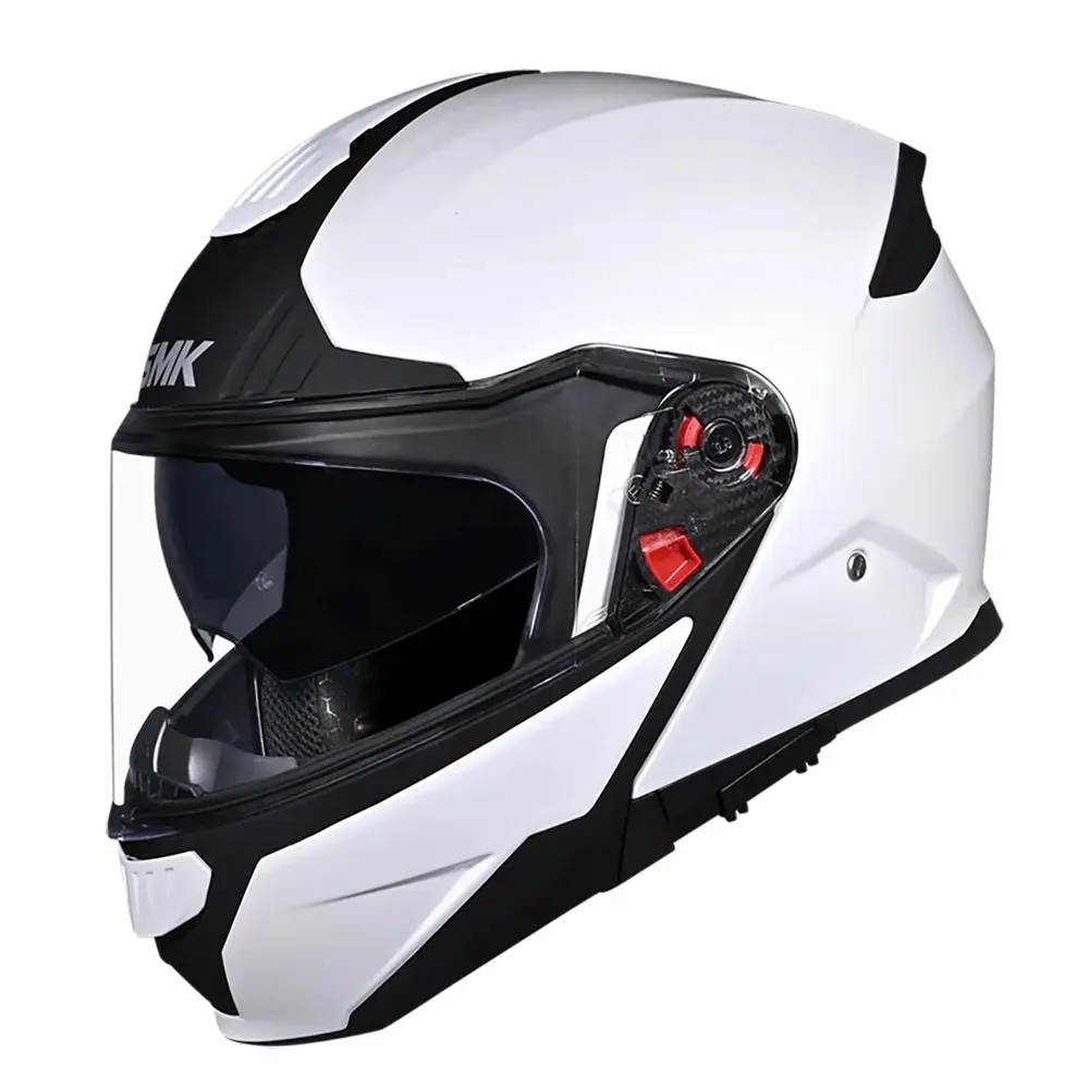 SMK Gullwing Systems Flip-Front Helmet Gloss White