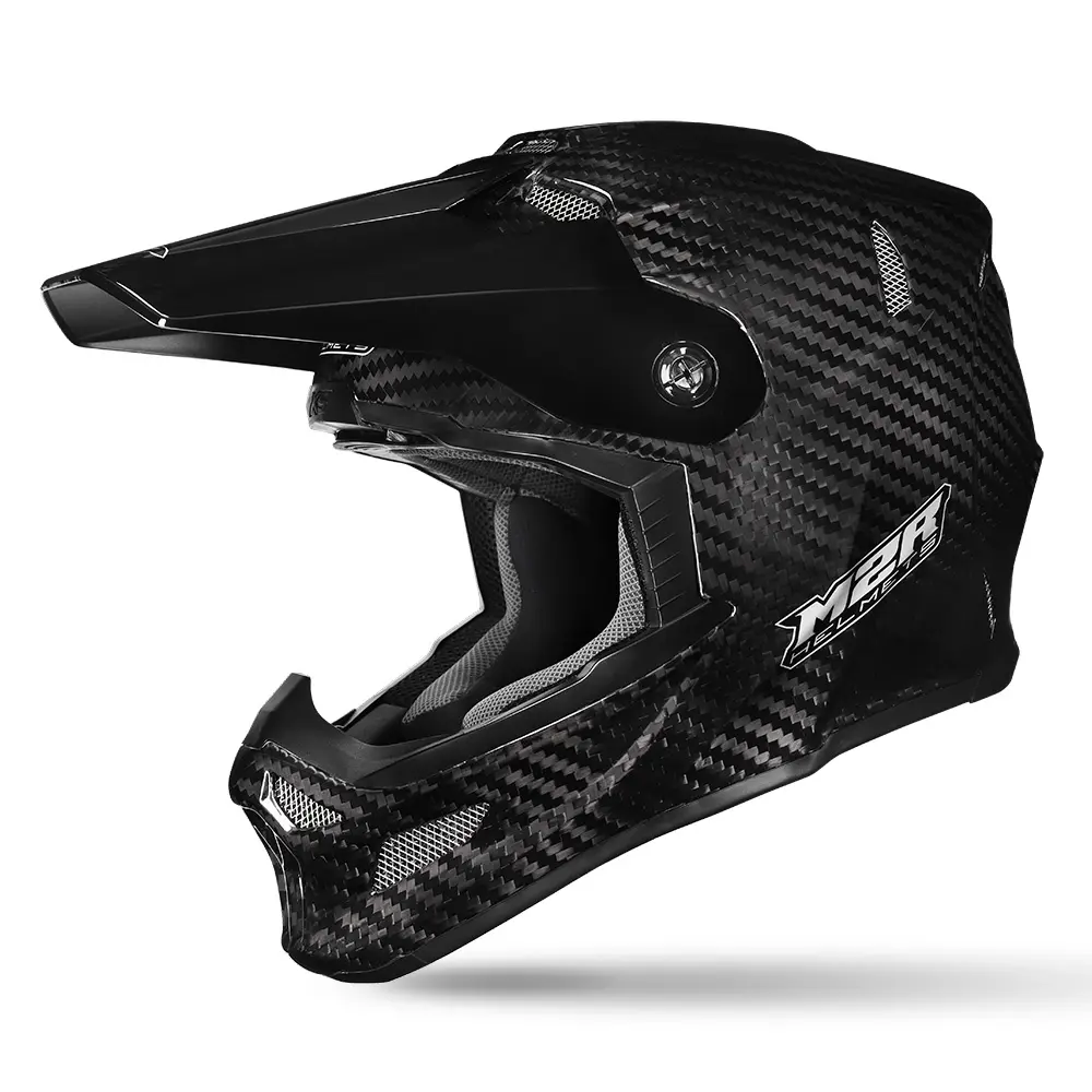 M2R X5 Motocross Helmet Carbon Gloss