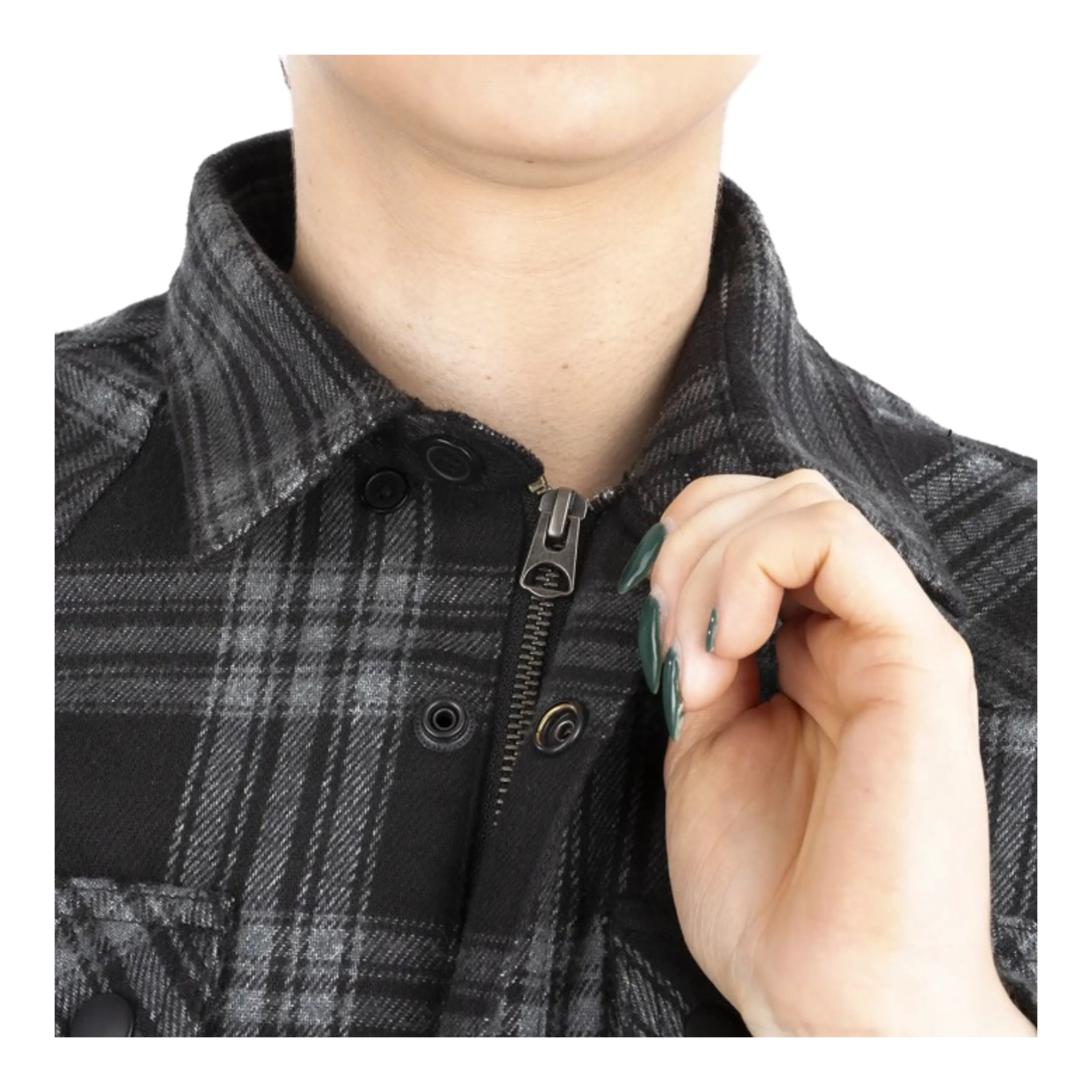 Oxford Kickback 3.0 Shirt Ladies Grey - Image 5