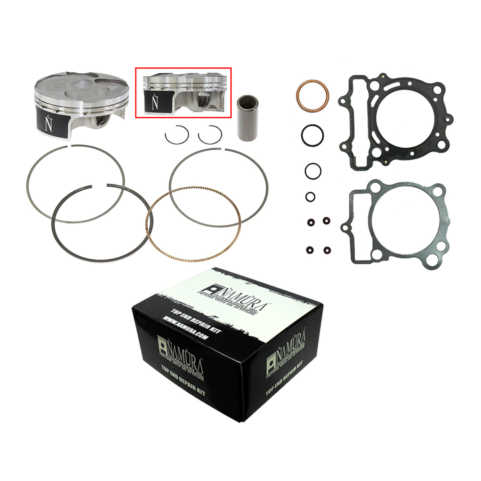 Namura Top End Rebuild Kit - 76.97mm (+0.01) - Image 1