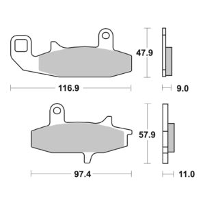 Brembo Brake Pad - Sintered Front - Image 2