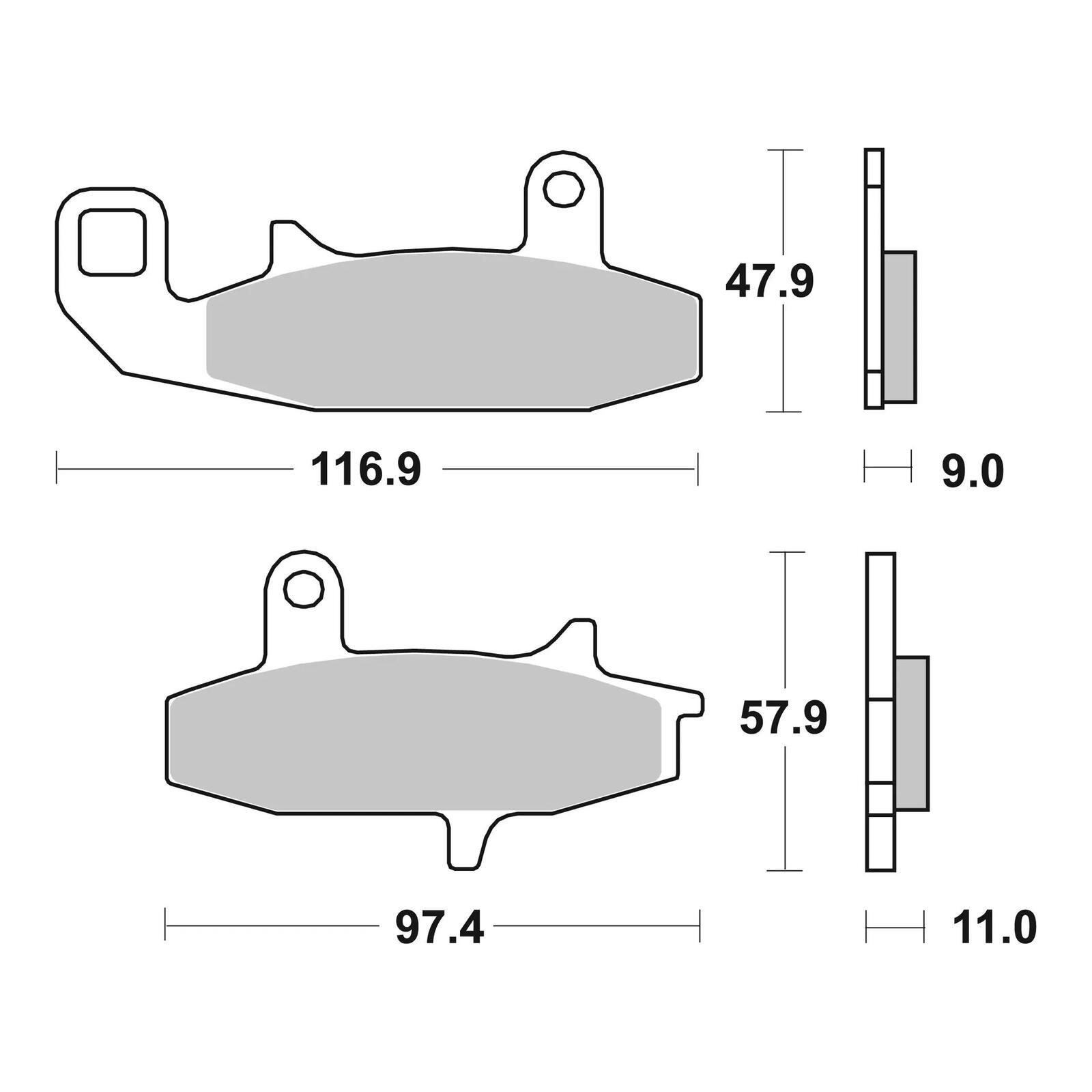 Brembo Brake Pad - Sintered Front - Image 2