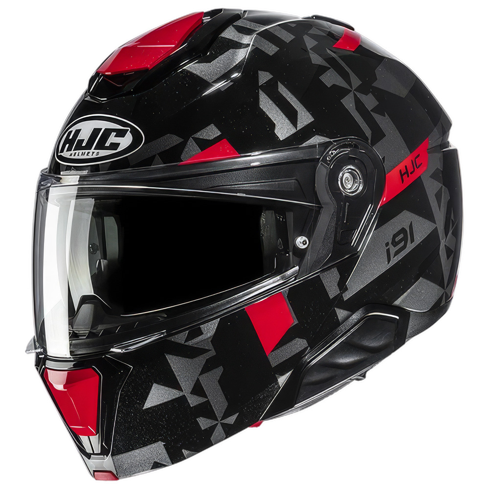 HJC i91 Enzi MC1 Flip Front Helmet - Image 1