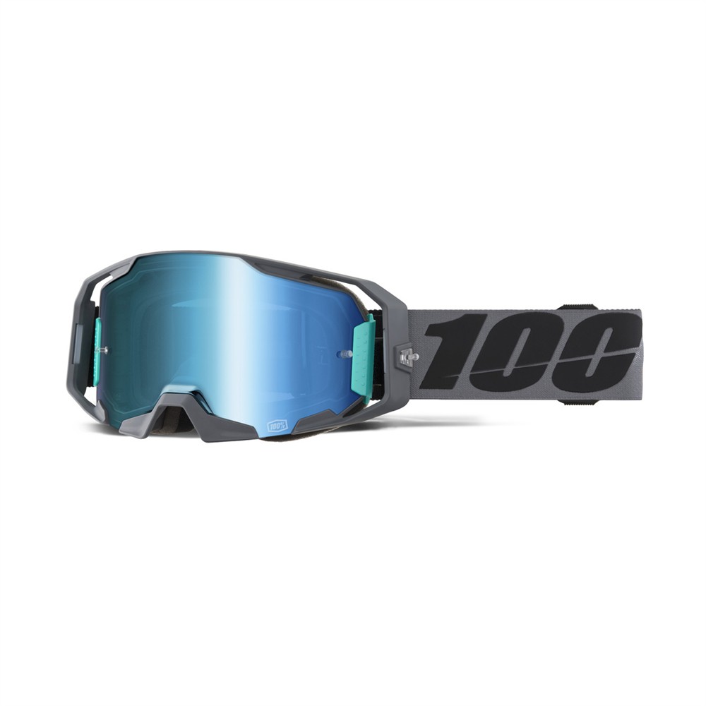 100% ARmatic Motocross Goggle Petroma - Aqua Mirror Lens - Image 1